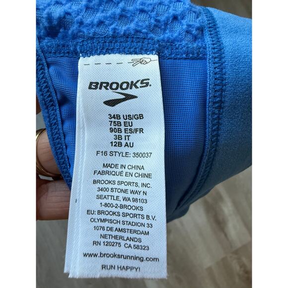 Brooks Rebound high impact sports bra, women's size 34B Adjustable straps - Picture 2 of 6
